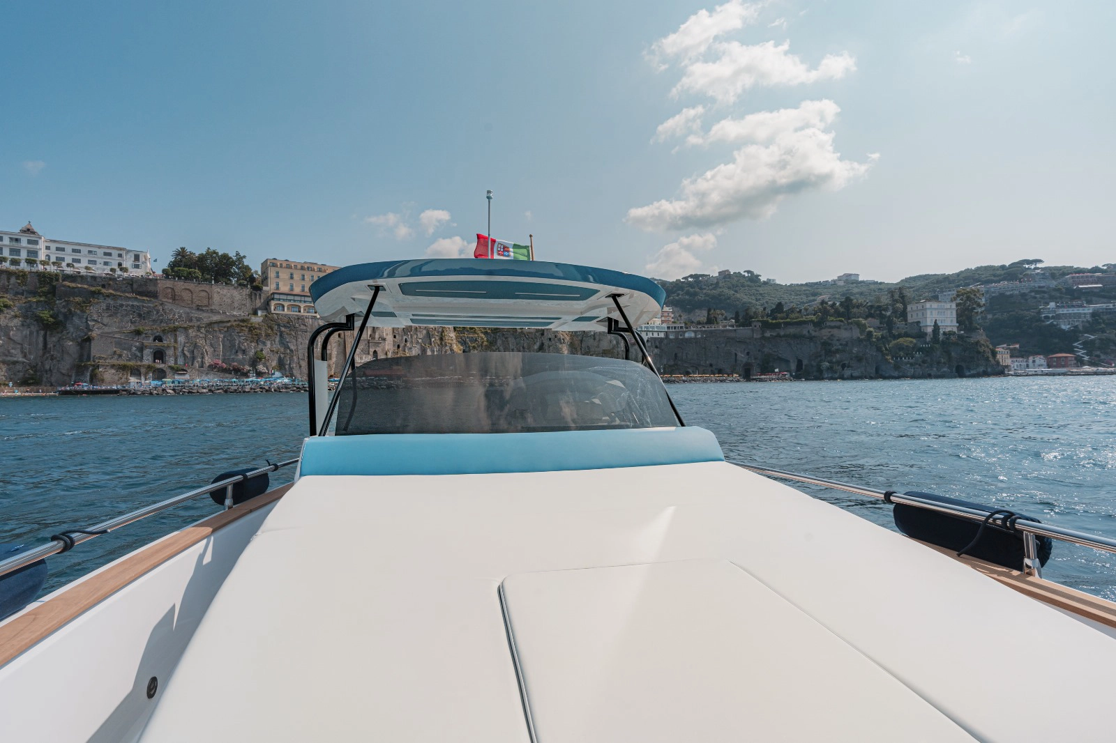 Bow view of the Allure 35