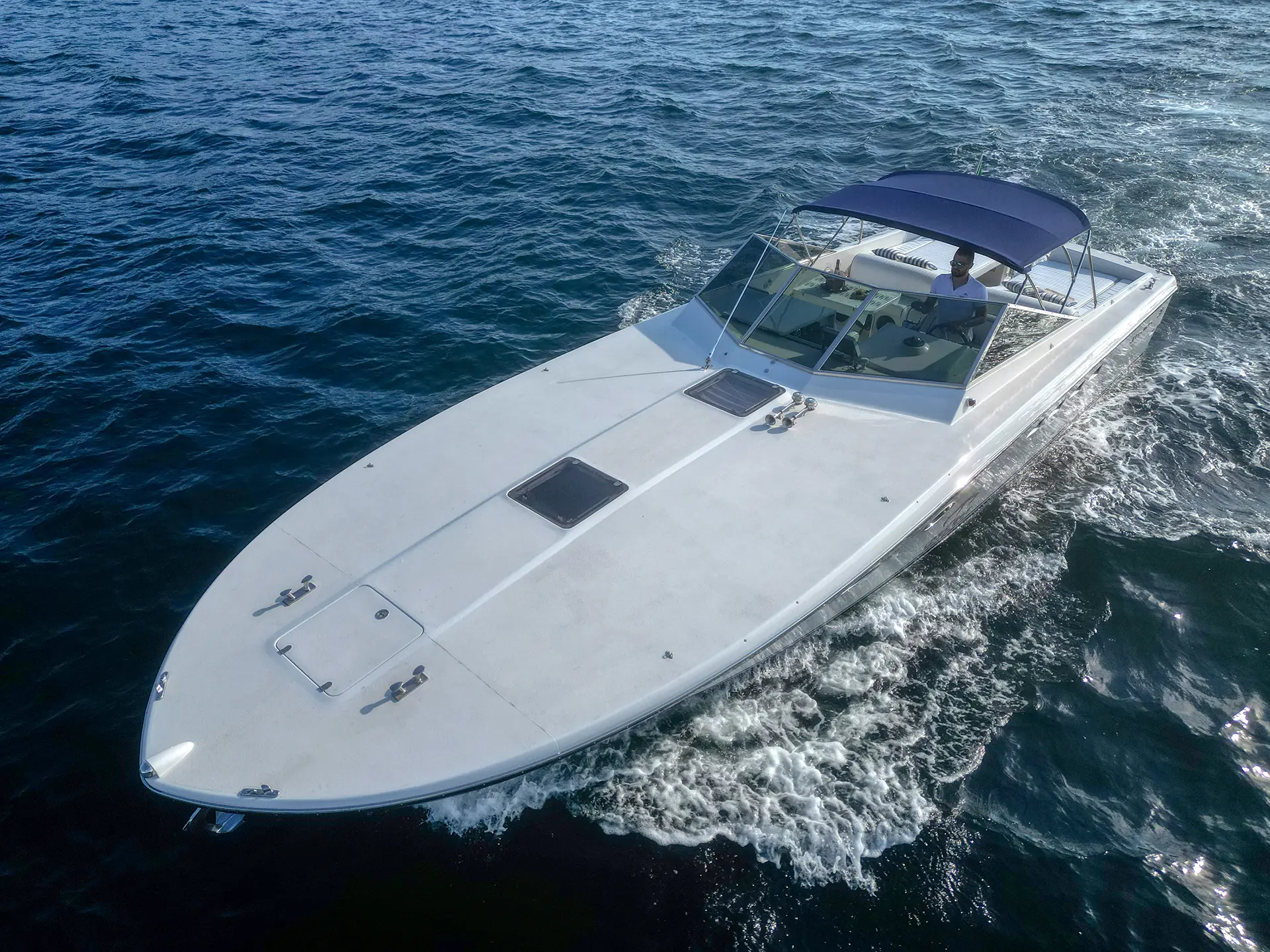 Prua dello Yacht Itama 40