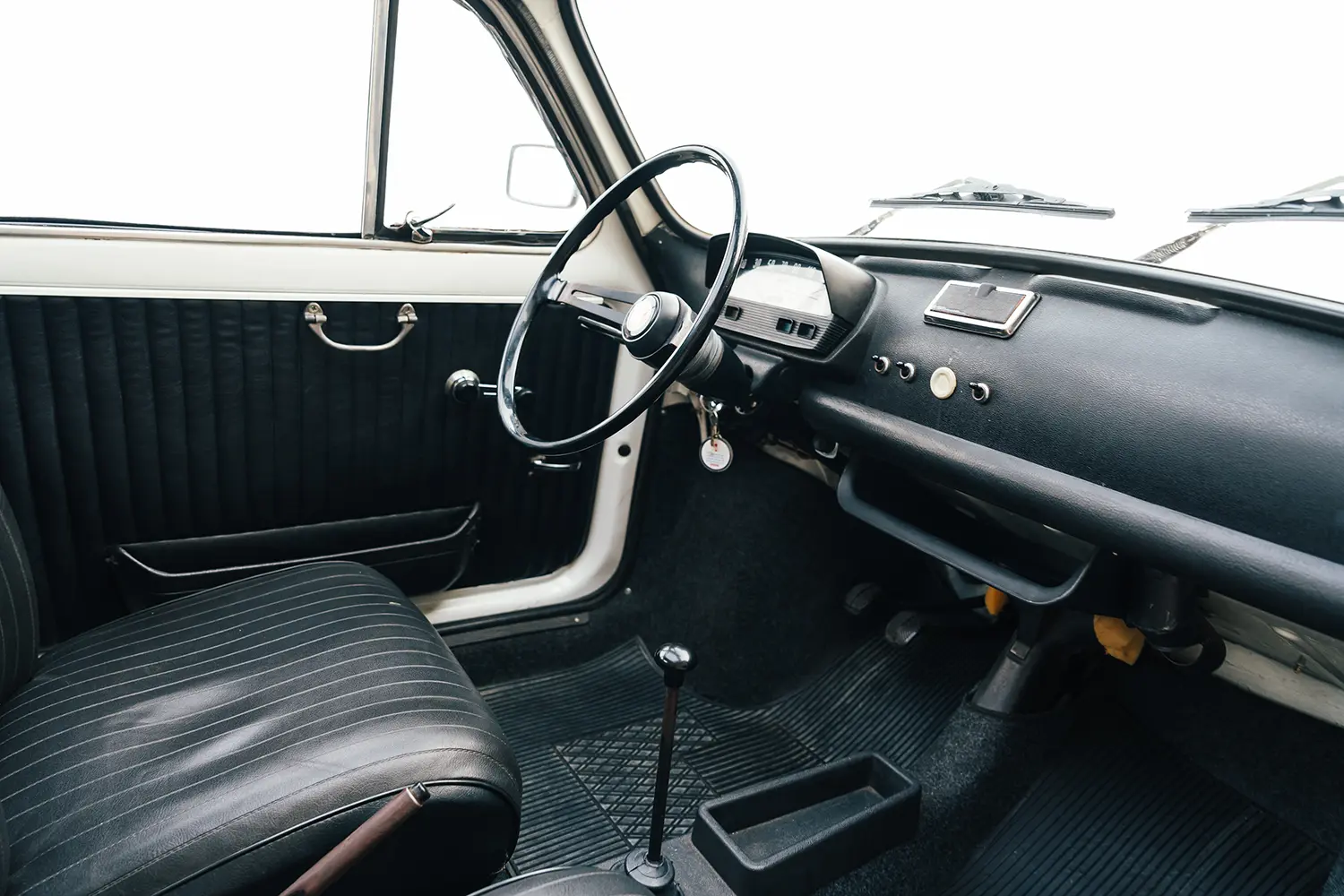 Detail della Fiat 500 d'epoca