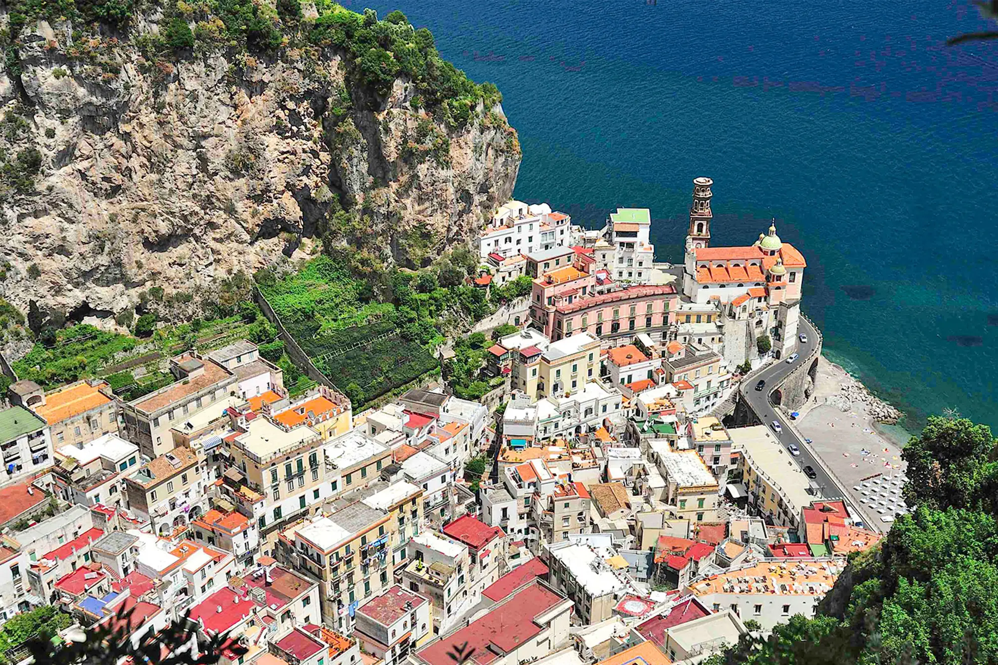 Amalfi view from above