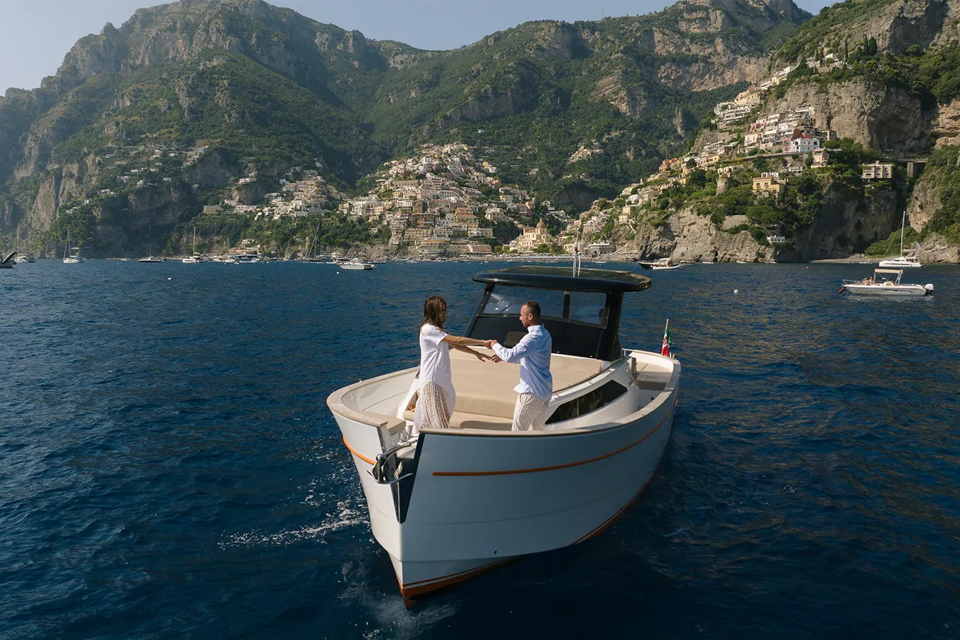 Private Boat tour from Positano to Capri and Sorrento