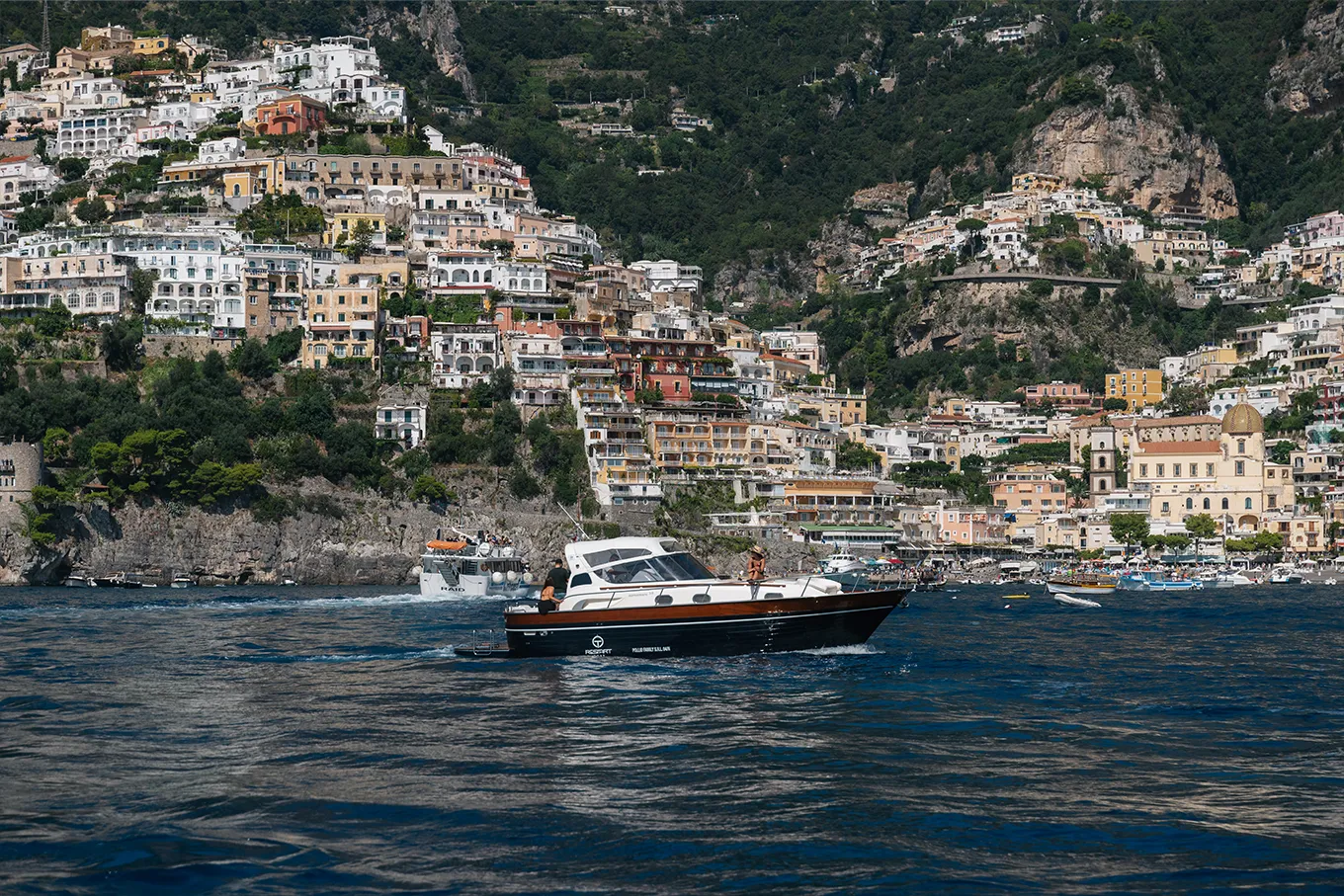 Private boat Sorrento Coast from Positano
