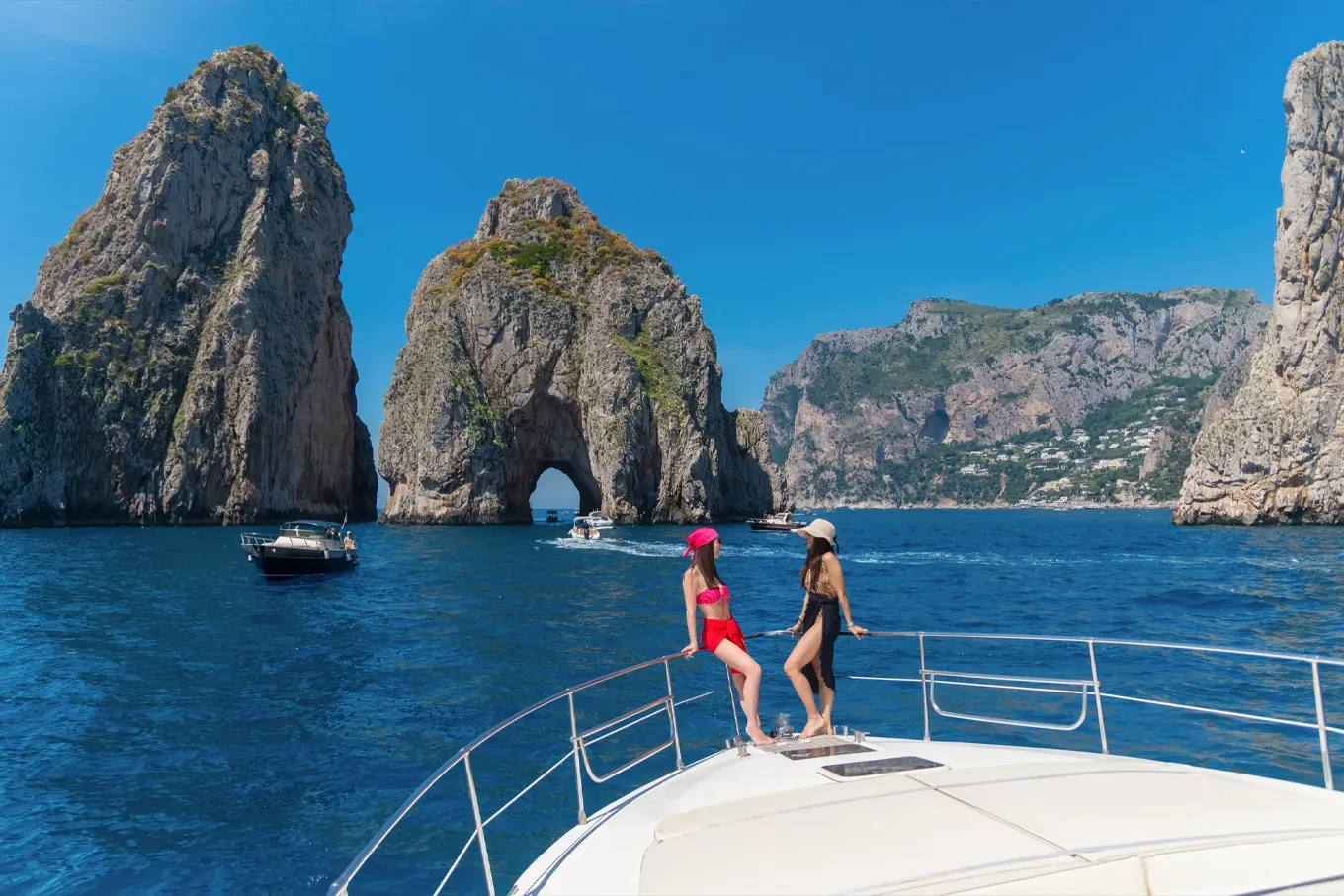 Capri and Amalfi Coast boat tour from Capri